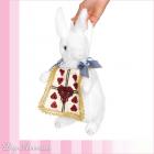 コスチュームバッグ/不思議の国のアリス/ウサギ/ポーチ/うさぎちゃんバッグ ホワイト ワンサイズ