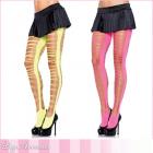 クロスストラップネオンカラーパンティストッキング〔全2色〕 ピンク ネオン(蛍光色) ワンサイズ